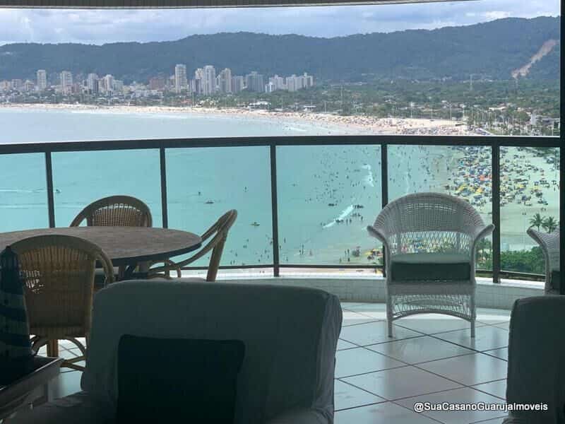 Apartamento à Venda no Condomínio Tortugas | 4 Suítes e Vista Mar – Guarujá