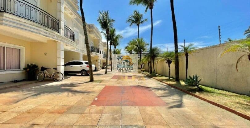 Casa em Condomínio Fechado na Praia da Enseada – 4 Suítes, Vista Mar e Churrasqueira Privativa Enseada Guaruja