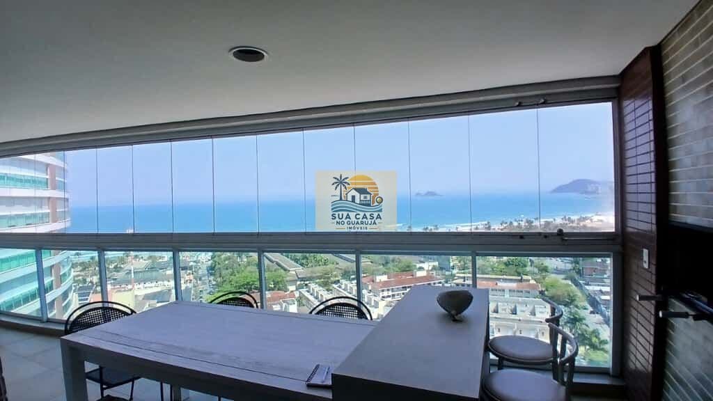 Apartamento à Venda 3 Quartos (1 Suítes) 94m² | Vista Mar | Varanda Gourmet | Varandas di Fiori | Praia da Enseada, Guarujá