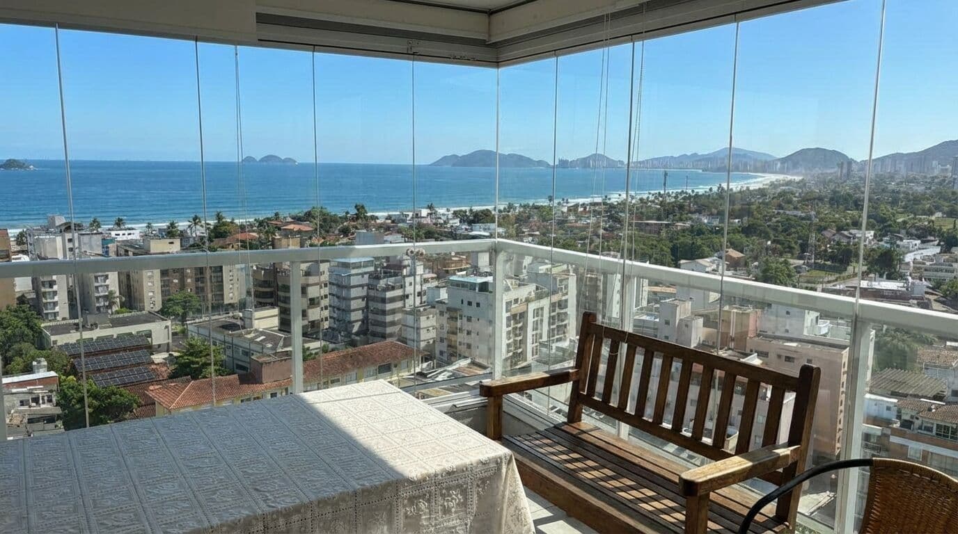 Apartamento na Praia da Enseada – Guarujá | Abaixo do Mercado | Vista Mar | Ideal para Airbnb