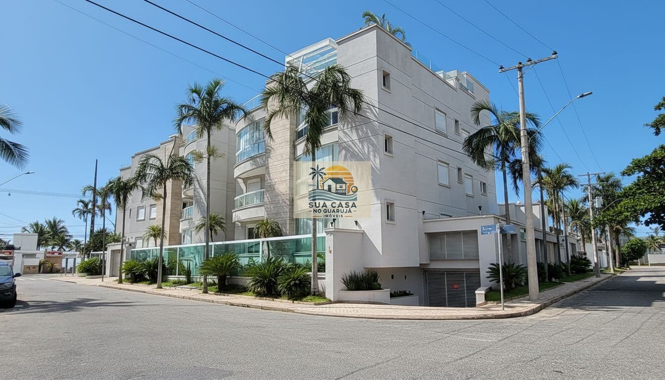 Apartamento Novo Frente Mar na Brunella – 3 Dormitorios | Areia de Salinas | Guarujá Enseada